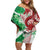 Wales Cymru Am Byth Off Shoulder Short Dress Celtic Dragon Triskelion - Wonder Print Shop