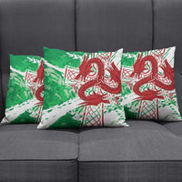 Wales Cymru Am Byth Pillow Cover Celtic Dragon Triskelion - Wonder Print Shop