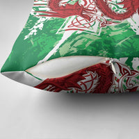 Wales Cymru Am Byth Pillow Cover Celtic Dragon Triskelion - Wonder Print Shop