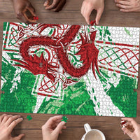 Wales Cymru Am Byth Puzzle Celtic Dragon Triskelion - Wonder Print Shop