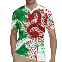 Wales Cymru Am Byth Rugby Jersey Celtic Dragon Triskelion - Wonder Print Shop