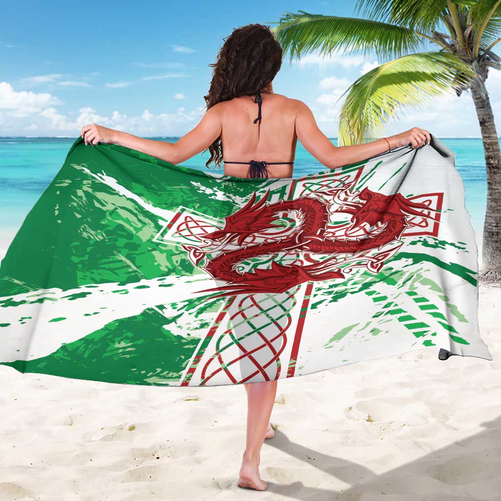 Wales Cymru Am Byth Sarong Celtic Dragon Triskelion - Wonder Print Shop
