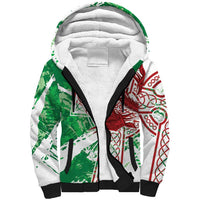 Wales Cymru Am Byth Sherpa Hoodie Celtic Dragon Triskelion - Wonder Print Shop