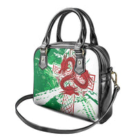 Wales Cymru Am Byth Shoulder Handbag Celtic Dragon Triskelion - Wonder Print Shop