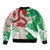 Wales Cymru Am Byth Sleeve Zip Bomber Jacket Celtic Dragon Triskelion - Wonder Print Shop