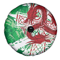 Wales Cymru Am Byth Spare Tire Cover Celtic Dragon Triskelion - Wonder Print Shop