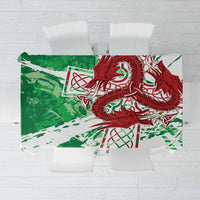 Wales Cymru Am Byth Tablecloth Celtic Dragon Triskelion - Wonder Print Shop