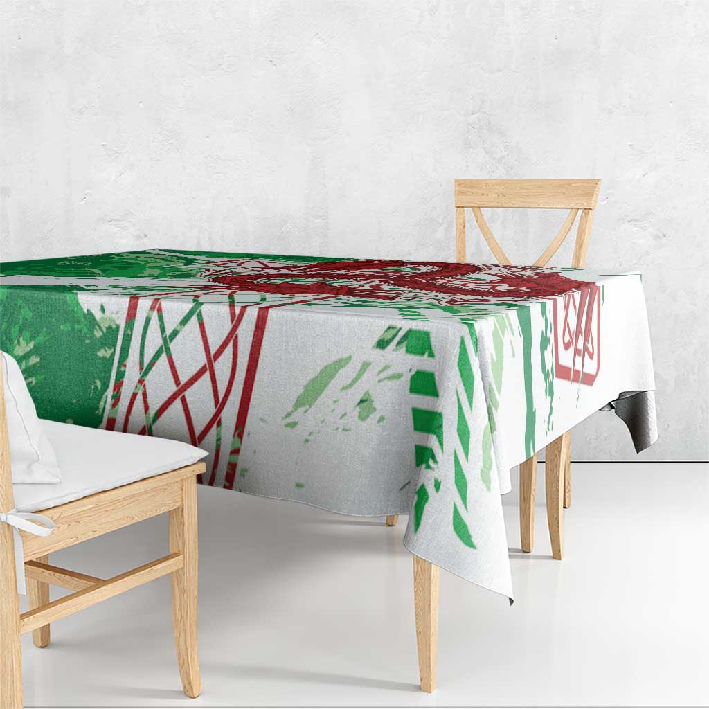 Wales Cymru Am Byth Tablecloth Celtic Dragon Triskelion - Wonder Print Shop