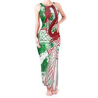 Wales Cymru Am Byth Tank Maxi Dress Celtic Dragon Triskelion - Wonder Print Shop