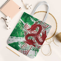 Wales Cymru Am Byth Tote Bag Celtic Dragon Triskelion - Wonder Print Shop