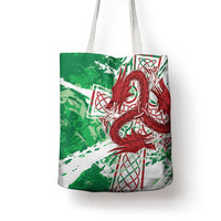 Wales Cymru Am Byth Tote Bag Celtic Dragon Triskelion - Wonder Print Shop