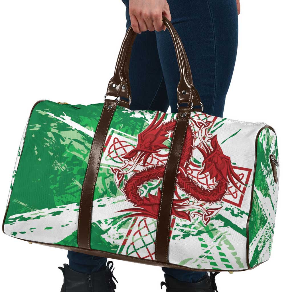 Wales Cymru Am Byth Travel Bag Celtic Dragon Triskelion - Wonder Print Shop