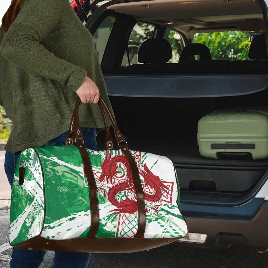 Wales Cymru Am Byth Travel Bag Celtic Dragon Triskelion - Wonder Print Shop