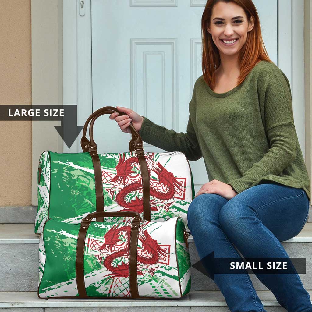 Wales Cymru Am Byth Travel Bag Celtic Dragon Triskelion - Wonder Print Shop