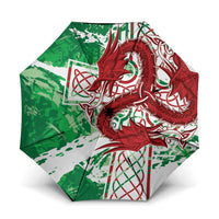 Wales Cymru Am Byth Umbrella Celtic Dragon Triskelion - Wonder Print Shop