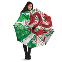 Wales Cymru Am Byth Umbrella Celtic Dragon Triskelion - Wonder Print Shop