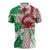 Wales Cymru Am Byth Zipper Polo Shirt Celtic Dragon Triskelion - Wonder Print Shop