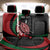 Kenya Mashujaa Day Personalized Back Car Seat Cover Lion Warrior with Masai Shield LT7 - Wonder Print Shop