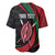 Kenya Mashujaa Day Personalized Baseball Jersey Lion Warrior with Masai Shield LT7 - Wonder Print Shop
