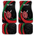 Kenya Mashujaa Day Personalized Car Mats Lion Warrior with Masai Shield LT7 - Wonder Print Shop