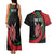 Kenya Mashujaa Day Personalized Couples Matching Tank Maxi Dress and Hawaiian Shirt Lion Warrior with Masai Shield LT7 - Wonder Print Shop