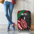 Kenya Mashujaa Day Personalized Luggage Cover Lion Warrior with Masai Shield - Wonder Print Shop
