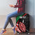 Kenya Mashujaa Day Personalized Luggage Cover Lion Warrior with Masai Shield - Wonder Print Shop