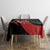 Kenya Mashujaa Day Personalized Tablecloth Lion Warrior with Masai Shield - Wonder Print Shop