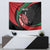 Kenya Mashujaa Day Personalized Tapestry Lion Warrior with Masai Shield - Wonder Print Shop