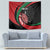 Kenya Mashujaa Day Personalized Tapestry Lion Warrior with Masai Shield - Wonder Print Shop