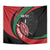 Kenya Mashujaa Day Personalized Tapestry Lion Warrior with Masai Shield - Wonder Print Shop