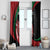 Kenya Mashujaa Day Personalized Window Curtain Lion Warrior with Masai Shield - Wonder Print Shop