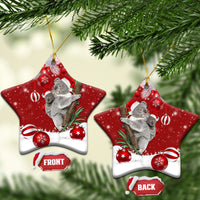 Australia Christmas Ceramic Ornament Santa Koala Ver02 LT7 - Wonder Print Shop