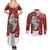 Australia Christmas Couples Matching Summer Maxi Dress and Long Sleeve Button Shirt Santa Koala Ver02 LT7 - Wonder Print Shop