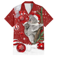 Australia Christmas Family Matching Long Sleeve Bodycon Dress and Hawaiian Shirt Santa Koala Ver02 LT7 - Wonder Print Shop