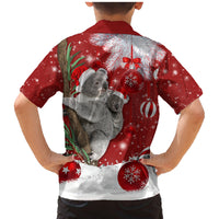 Australia Christmas Family Matching Mermaid Dress and Hawaiian Shirt Santa Koala Ver02 LT7 - Wonder Print Shop