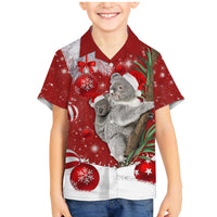 Australia Christmas Family Matching Mermaid Dress and Hawaiian Shirt Santa Koala Ver02 LT7 - Wonder Print Shop