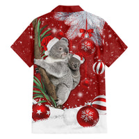 Australia Christmas Family Matching Puletasi Dress and Hawaiian Shirt Santa Koala Ver02 - Wonder Print Shop