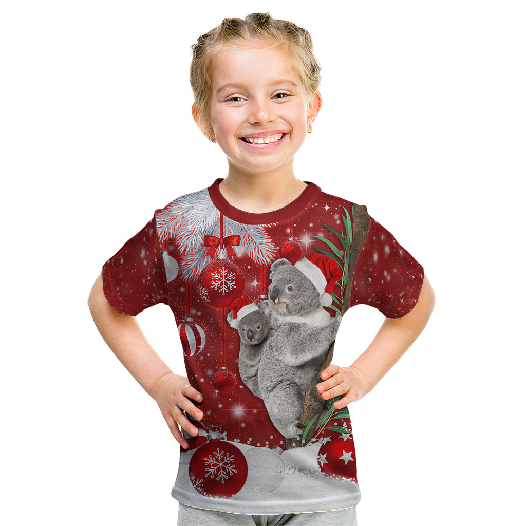 Australia Christmas Kid T Shirt Santa Koala Ver02 - Wonder Print Shop