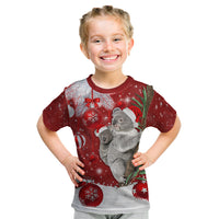 Australia Christmas Kid T Shirt Santa Koala Ver02 - Wonder Print Shop