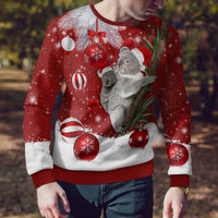 Australia Christmas Ugly Christmas Sweater Santa Koala Ver02 - Wonder Print Shop
