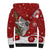Australia Christmas Sherpa Hoodie Santa Koala Ver02 - Wonder Print Shop