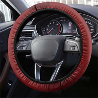 Tuskegee Airmen Spit Fire 477th Steering Wheel Cover Crimson Grunge - Wonder Print Shop