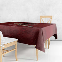 Tuskegee Airmen Spit Fire 477th Tablecloth Crimson Grunge - Wonder Print Shop