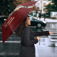 Tuskegee Airmen Spit Fire 477th Umbrella Crimson Grunge - Wonder Print Shop