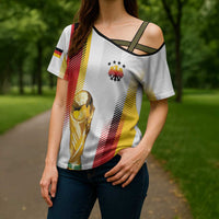 Germany Custom WC2026 Die Nationalelf Cross Shoulder Shirt - Wonder Print Shop