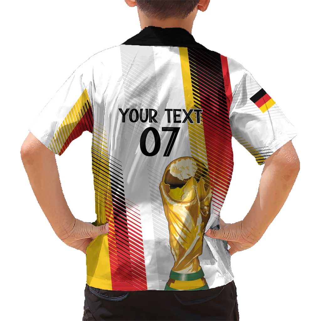 Germany Custom WC2026 Die Nationalelf Kid Hawaiian Shirt - Wonder Print Shop