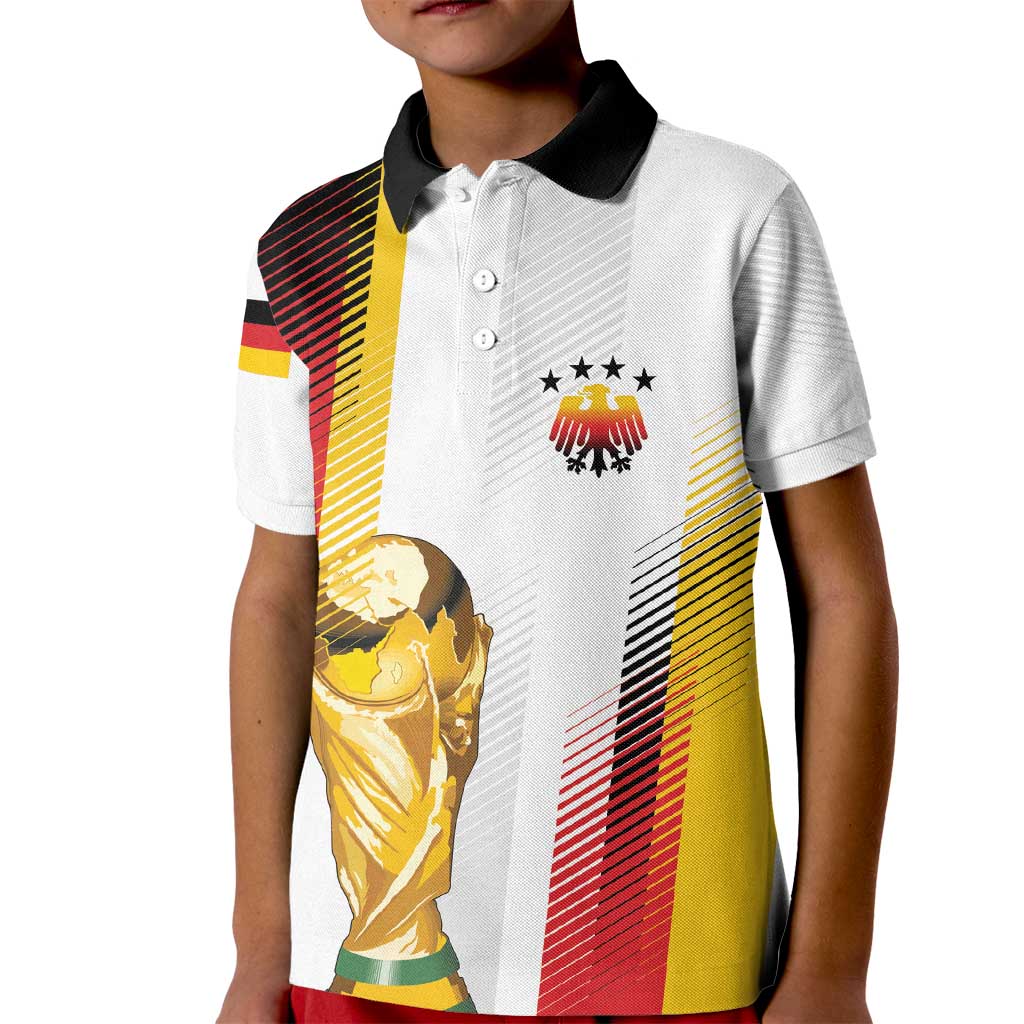 Germany Custom WC2026 Die Nationalelf Kid Polo Shirt - Wonder Print Shop