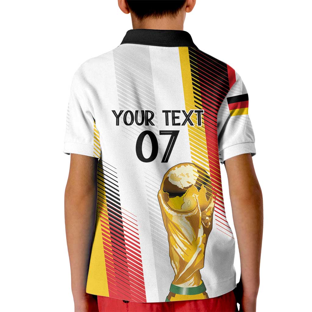 Germany Custom WC2026 Die Nationalelf Kid Polo Shirt - Wonder Print Shop
