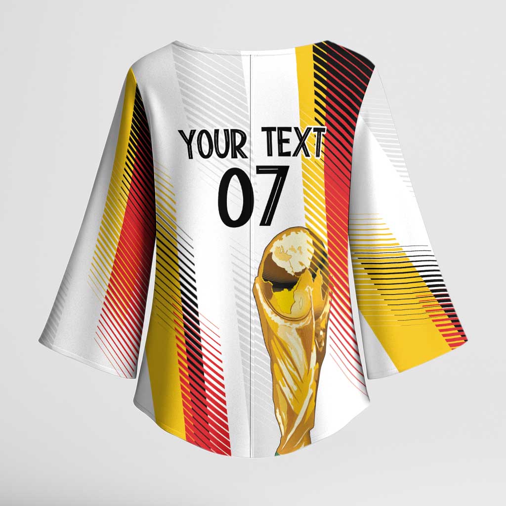 Germany Custom WC2026 Die Nationalelf Kimono Sleeve Blouse - Wonder Print Shop